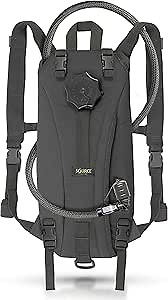 Source Tactical Hydration Pack - 3L WXP Widepac Water Bladder with External Fill Port - High-Flow Storm Drinking Valve - Dual Function: Backpack/MOLLE Mounted Modes