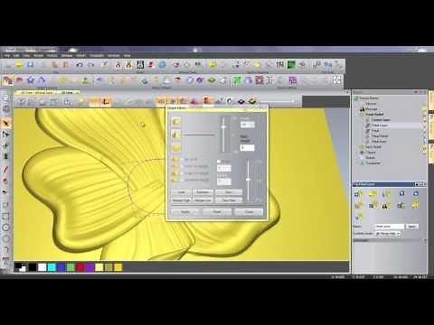 Relief Modelling Features in ArtCAM Pro & JewelSmith