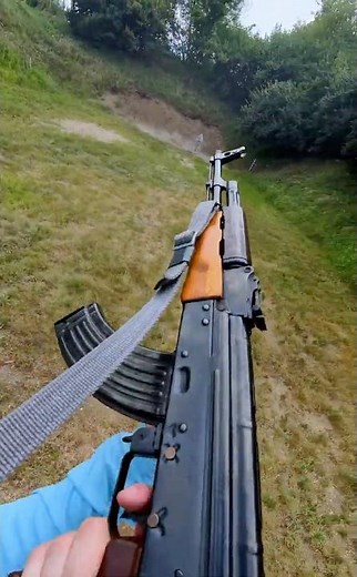 POV AK-47 Reload on Steel 💥 Fast Mag Change Flow