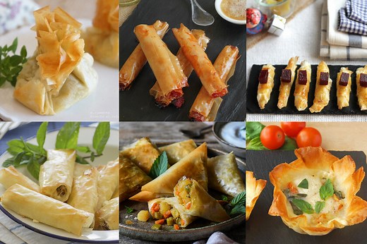 Siete recetas con masa filo ideales para un picoteo (y para finiquitar ese paquete a medio terminar de la nevera)