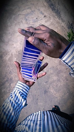 Only PROS Can Do This One Finger Card TrickONE Finger Card Magic That Breaks Physics #trending