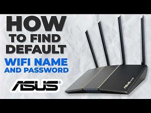 ASUS WiFi Password & Network Name - How To Find