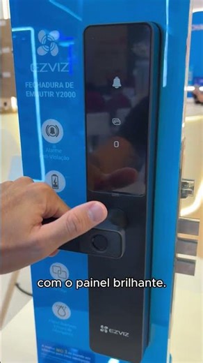 Ezviz Y2000 Digital Lock: reinforced mechanism, IP55 rating for exterior doors, and Wi-Fi app!