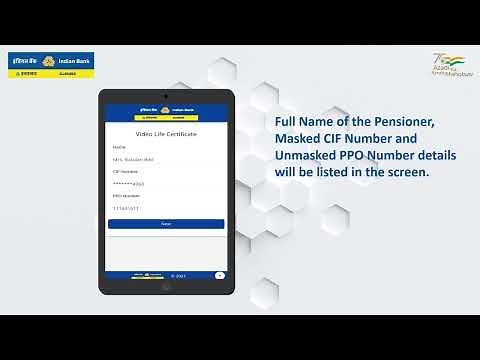 Demo Video on Submission of Life Certificate by Pensioners Through Video Facility