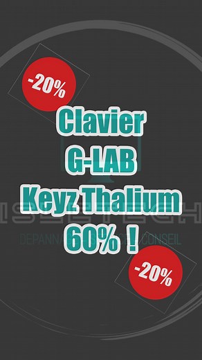Voici le clavier gaming Keyz Thalium de @The G-Lab 👀 -20% avec le code " ISLETECH20 " valable sur tout le site et pendant un mois ! 🔥 Merci à eux pour leur confiance ! 💪 Voici le lien 👇 https://www.the-g-lab.tech/produit/keyz-thallium/ #informatiques #informatique #pc #ordinateurs #pcgaming #gaming #gamers #glab #theglab #isletech | ISLE TECH