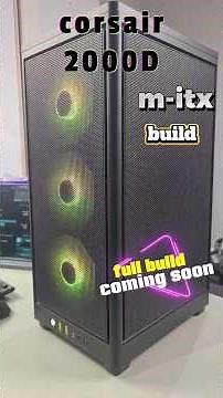 corsair 2000D mitx pc build. 12700k/32gb D4/galax rtx 4070ti/silverstone 800w plat/ASROCK Z690itx/ax