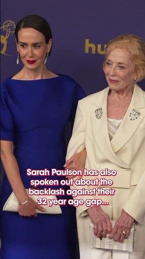 Inside Sarah Paulson and Holland Taylor’s 11 year relationship💞 #redcarpet #couples #relationship