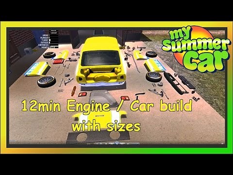 My Summer Car - 12min Tutorial engine/car build + save game