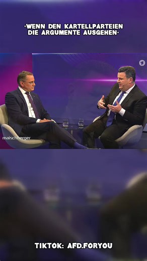 Hubertus Heil and Tino Chrupalla Discuss Key Issues on Maischberger