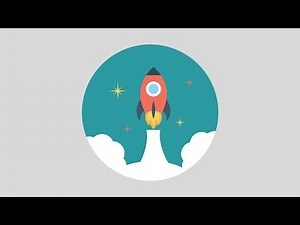 PowerPoint Animation Tutorial Motion Graphic Rocket