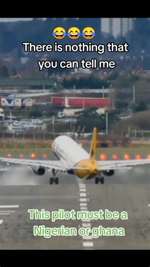 Nigeria Pilot Funny Reaction