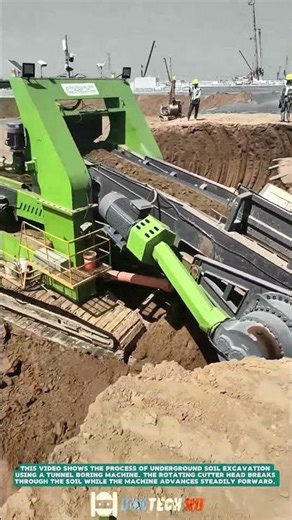 Underground Soil Excavation Using Heavy Trenching Machine–Satisfying jobs and machinery in the world