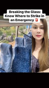 Did you know that the safest way to break a tempered glass window during an emergency is by striking the corners or edges? Having an emergency glass breaker in your car or on the bus could save lives in a crisis. Safety first, always! #EmergencyPreparedness #StaySafe #SafetyTips #EmergencyGlassBreaker #TemperedGlass #CarSafety #BusSafety #BePrepared #LifeSavingTool | Michelle Reyes