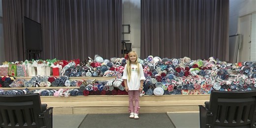 2nd grader collects nearly 600 blankets for every child at school