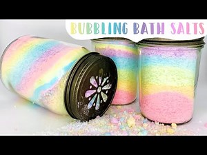 Bubble Up With Rainbow Bubbling Bath Salts!
