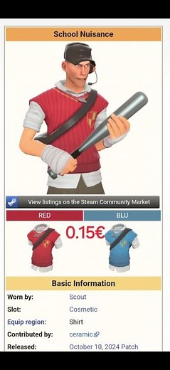 Cheap Scout Cosmetic Craft Idea #foryou #teamfortress2 #tf2 #tf2funny