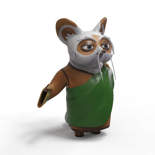 Kung Fu Master Shifu – Stylized Martial Arts 3D Printable Figure