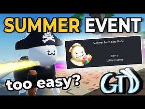 Triumphing The SUMMER EVENT On Easy Mode.. | Gubby Tower Defense