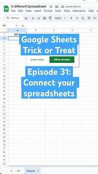 🔗Connect your spreadsheets with IMPORTRANGE! 🧙‍♂️#googlesheets #importrange
