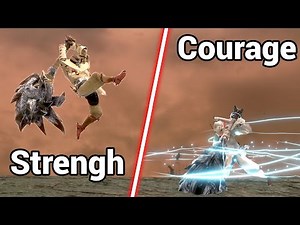 MHR Sunbreak - Courage Hammer VS Strengh Hammer on Nargacuga