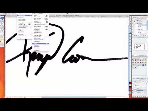 Tutorial on how to used scanned signatures on your photos