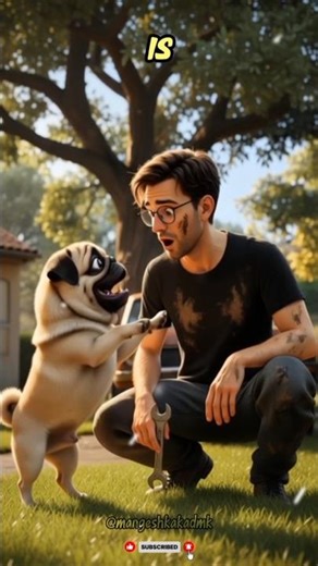 This Pug Just Wants to Play in the Mud 😔😂 #pug #puppy #pets #cute #ai