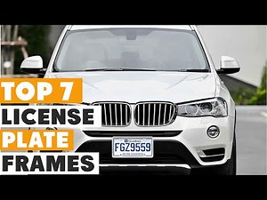 Enhance Your Car's Look: 7 Top-Rated License Plate Frames