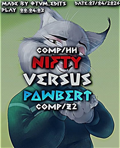 Nifty #vs Pawbert #edit #zootopia #hazbinhotel #nifty #pawbert #wisedit #powerscaling #debate