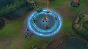 L'ultime de Viktor fonctionnera presque de la même manière qu'auparavant, mais sa taille augmentera à chaque élimination jusqu'à la fin. Nous voulions refléter le sentiment d'Arcane, où il crée une énorme tempête qui grandit et consume tout autour de lui. | League of Legends