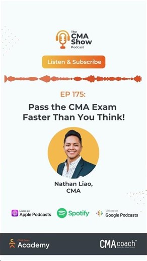 EP 175: Pass the CMA Exam Faster Than You Think