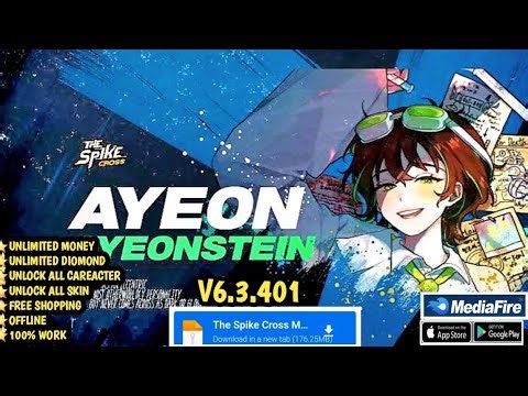DOWNDOAL THE SPIKE CROSS MOD APK V6.3.401 TERBRU 2025 UNLOCK ALL CAREACTER S