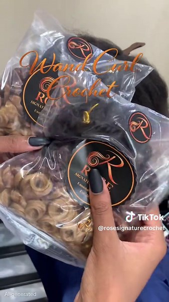 Stylish Wand Curl Crochet Hair Extensions