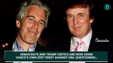 JD Vance Faces Backlash as 2021 Tweet on Epstein Leaks Resurfaces Amid Trump-Epstein Scandal