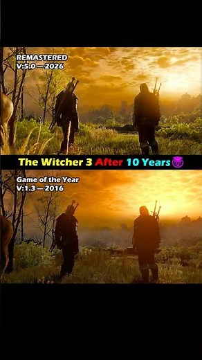 10 Years Later… The Witcher 3 GOTY vs Remastered 🤯