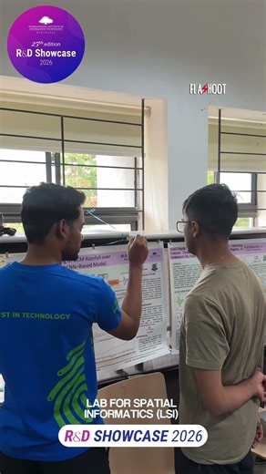 Geospatial Research at R&D Showcase 2026 | LSI #GeospatialScience #IIITH #RNDShowcase2026