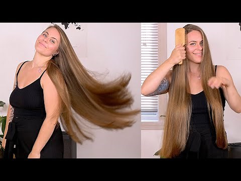RealRapunzels | Natalie Brushing Her Hair (preview)