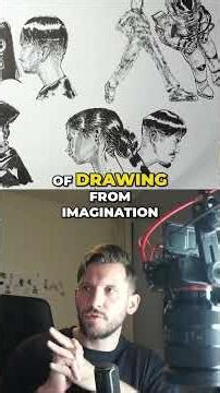 References vs imagination in drawing ✍️ #howtodraw #beginnerarttips #artinstruction