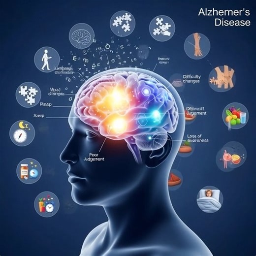 🧠 Alzheimer’s Disease: Unique Symptoms You Shouldn’t Ignore — And How It Can Be Managed Alzheimer’s isn’t just about forgetting names or events. In many people, the earliest symptoms are subtle, unexpected, and often misunderstood. Here are some unique warning signs that may appear before noticeable memory loss: 🔹 Difficulty finding the right words or finishing sentences 🔹 Mood and personality changes—irritability, anxiety, withdrawal 🔹 Trouble recognizing familiar faces or places 🔹 Poor ju