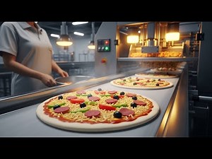 How Pizza Is Mass Produced in Modern Factories | Inside Industrial Pizza Production