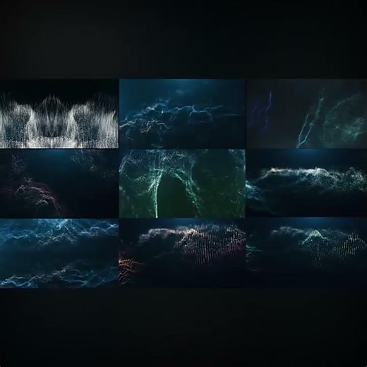 Visual Pack 🎬 | 3D Starry Sky, Nebula & Cosmic Particles 🌌 LED Stage VJ Loop ✨