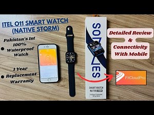 How To Connect Itel Native Storm 011 Smart Watch With Your Phone | FitCloudPro | Detailed Review