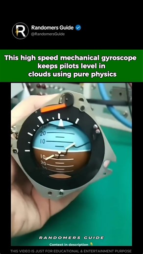 This Mechanical Gyroscope Is The Hidden Heart Of Every Aircraft Flight Deck