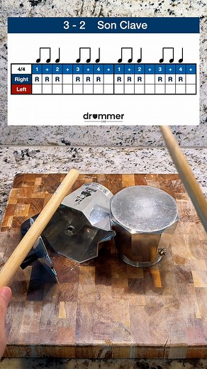 721K views · 8.7K reactions | Afro Cuban 3-2 Son Clave 滛 論 Recreate this beat and discover hundreds of Technique Drills at drummerlab.com  #drummerlab #rhythm | drumnationtv | Facebook