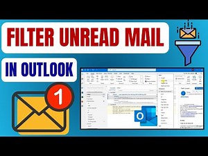 How To Filter Unread Mail In Outlook #outlook #outlooktips