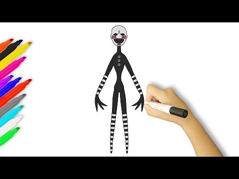 How to Draw The Puppet | Five Nights at Freddy's