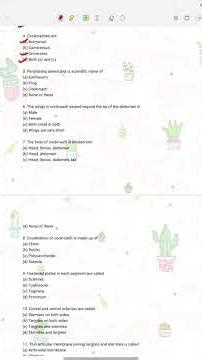 cockroach 🪳 MCQ for neet students #neet #neetstudents #biology #biologynotes #cockroach #shorts