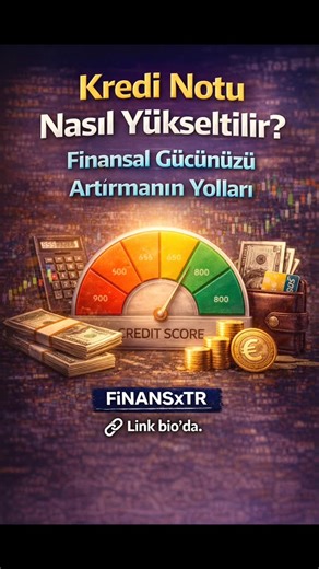 📝 Kredi Notu Nasıl Yükseltilir? Finansal Gücünüzü Artırmanın Yolları Kredi notu, sadece kredi alırken değil günlük finansal hayatınızda da size büyük avantaj sağlar. Daha iyi bir kredi notu, daha düşük faizli kredi fırsatları, daha iyi finansal koşullar ve daha güçlü bir finansal profil demektir. Bu rehberde, kredi notunuzu adım adım nasıl yükseltebileceğinizi açıklıyorum! 📈💡 📌 Paylaşımda Neler Var? • Kredi notu nedir ve nasıl hesaplanır? • Düzenli ödeme alışkanlıklarıyla notunuzu güçlendirm