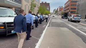 45K views · 852 reactions | Chief Robert Tracy greeted Recruit Class 24-02 outside of Police Headquarters on Friday as they took a quick breather from their ceremonial Arch Run. These 14 recruits are scheduled to graduate from the Police Academy April 24 and become sworn officers of the #SLMPD. | St. Louis Metropolitan Police Department (OFFICIAL) | Facebook