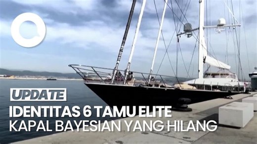 Daftar Crazy Rich yang Hilang Akibat Tenggelamnya Kapal Pesiar Bayesian