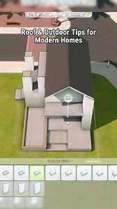 317K views · 3.9K reactions | Roof & Outdoor Tips for Modern Homes in The Sims  #thesims4 #thesims #sims4 #sims | axiisims | Facebook